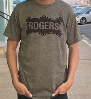 Rogers Arkansas shirt badge shirt