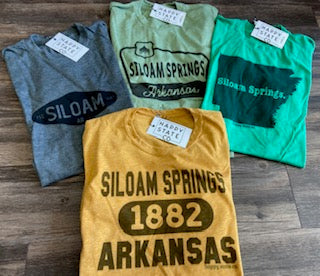 Siloam Springs Arkansas tees Local love shirts