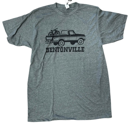 Bentonville F150 truck shirt with mountain bike