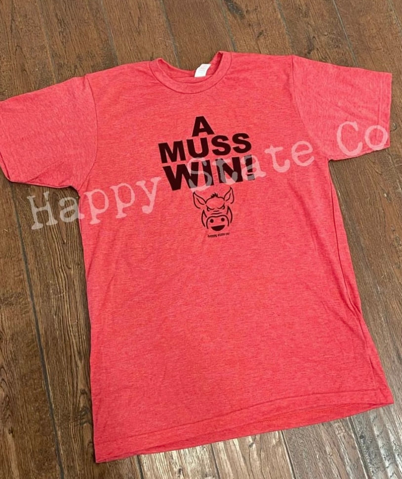Muss Win Arkansas basketball shirt