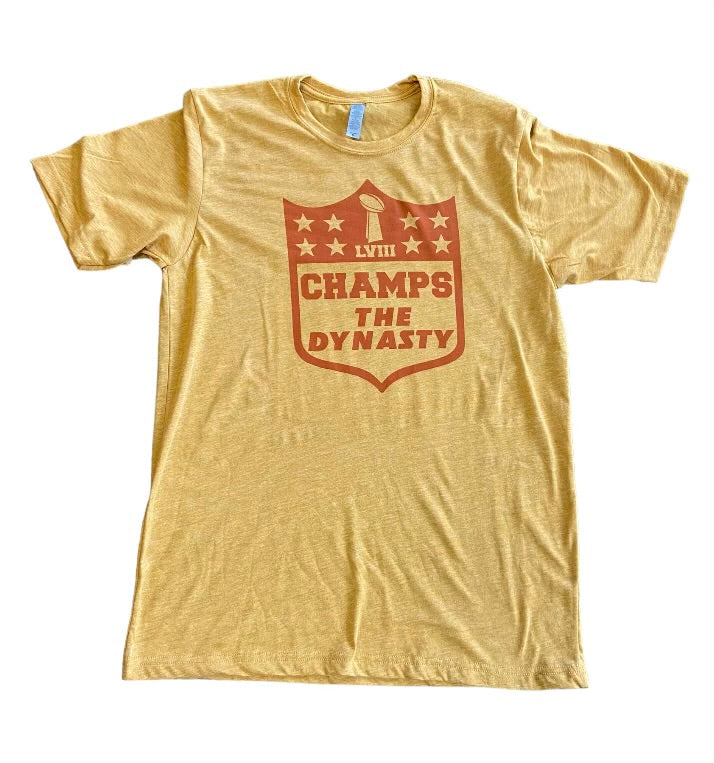 Kansas City Chiefs champs dynasty football shirt Super Bowl