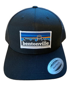 bentonville cityscape patch hat Bentonville Arkansas Northwest Arkansas trails bike Bentonville