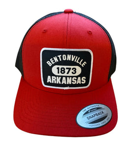 bentonville arkansas 1873  patch hat Northwest Arkansas