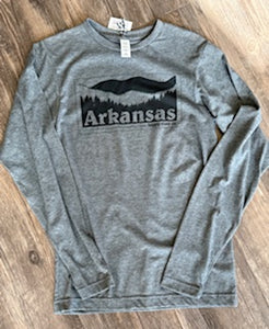 Arkansas happy box with long sleeve shirt