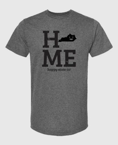 home state Kentucky smiley face shirt tee