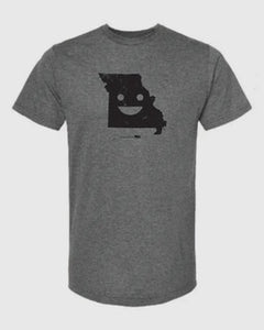 Missouri smiley state tee shirt
