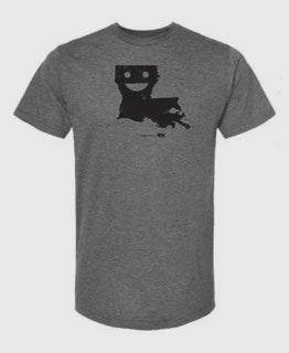 Louisiana smiley state tee shirt