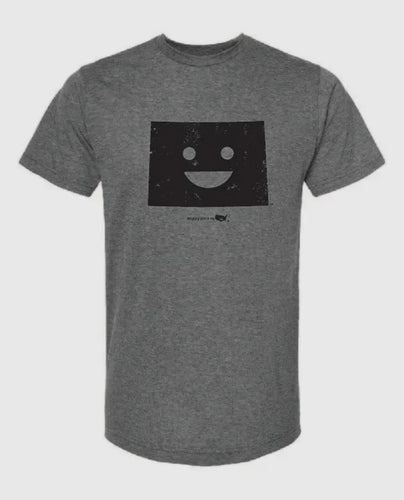 Wyoming smiley state shirt USA