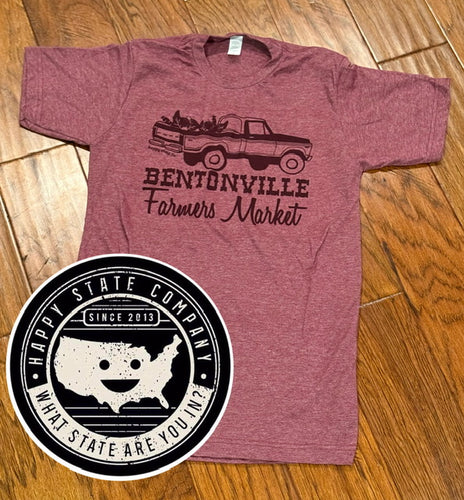 Bentonville farmers market shirt Sams truck