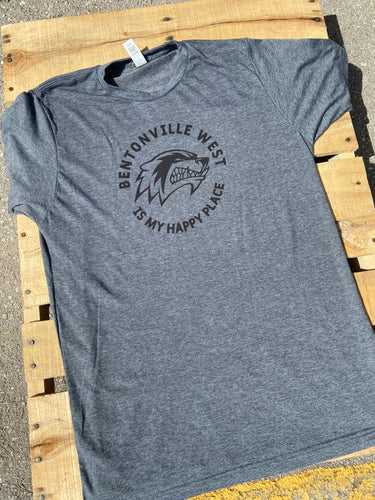Bentonville West happy place tee