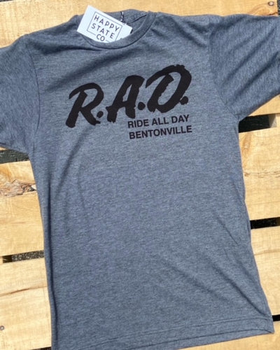 Ride all day Bike Bentonville tee Mountain Biking Capital