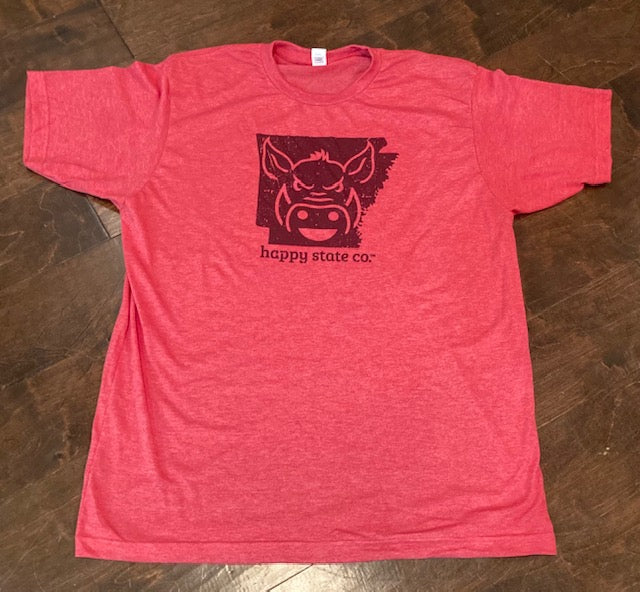 Arkansas red Hog shirt Hogs Northwest Arkansas Razorbacks – Happy State Co.