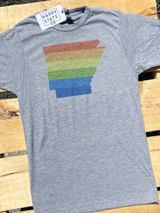 Arkansas rainbow tee Pride