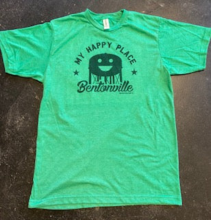 My Happy Place Bentonville water tower tee