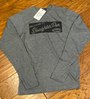 Slaughter Pen long sleeve sign shirt Bentonville Life Mountain Biking