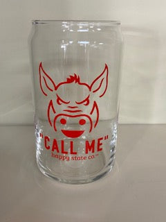 Hog can glass drinkware Razorbacks