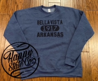 Bella Vista Arkansas sweatshirt  Northwest Arkansas local apparel